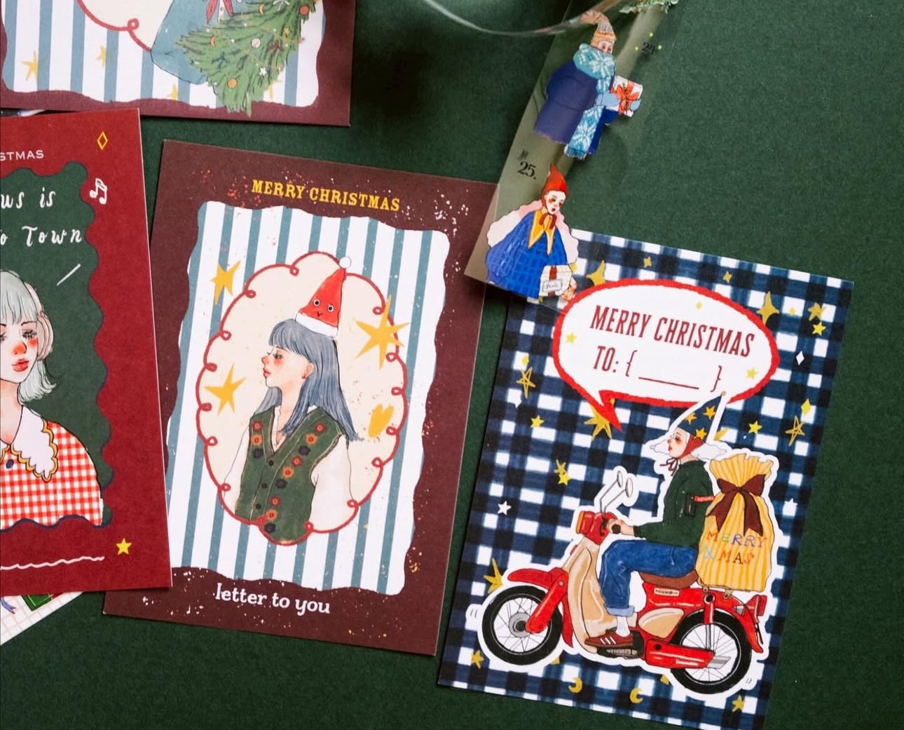 NEW! La Dolce Vita - Christmas Post Card | Journaling Accessories