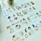 NEW! Jennyuanzi Studio - Girl Living Alone | Kiss-cut | 4.5cm Tape | Release Paper | 5M