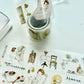 NEW! Jennyuanzi Studio - Girl Living Alone | Kiss-cut | 4.5cm Tape | Release Paper | 5M