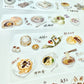 NEW! Jennyuanzi Studio - Delicious Food | Kiss-cut | 3cm Tape | Release Paper | 5M