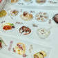 NEW! Jennyuanzi Studio - Delicious Food | Kiss-cut | 3cm Tape | Release Paper | 5M