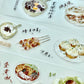 NEW! Jennyuanzi Studio - Delicious Food | Kiss-cut | 3cm Tape | Release Paper | 5M