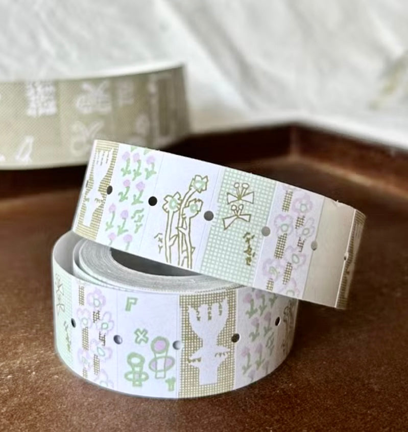 NEW! Misshoegg - Meadow Flower | Label Sticker Tape | Release Paper