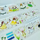 NEW! Cute Design Lab - Starry Night Tulips | Kiss-cut | 4.5cm PET Tape | Release Paper | 5M