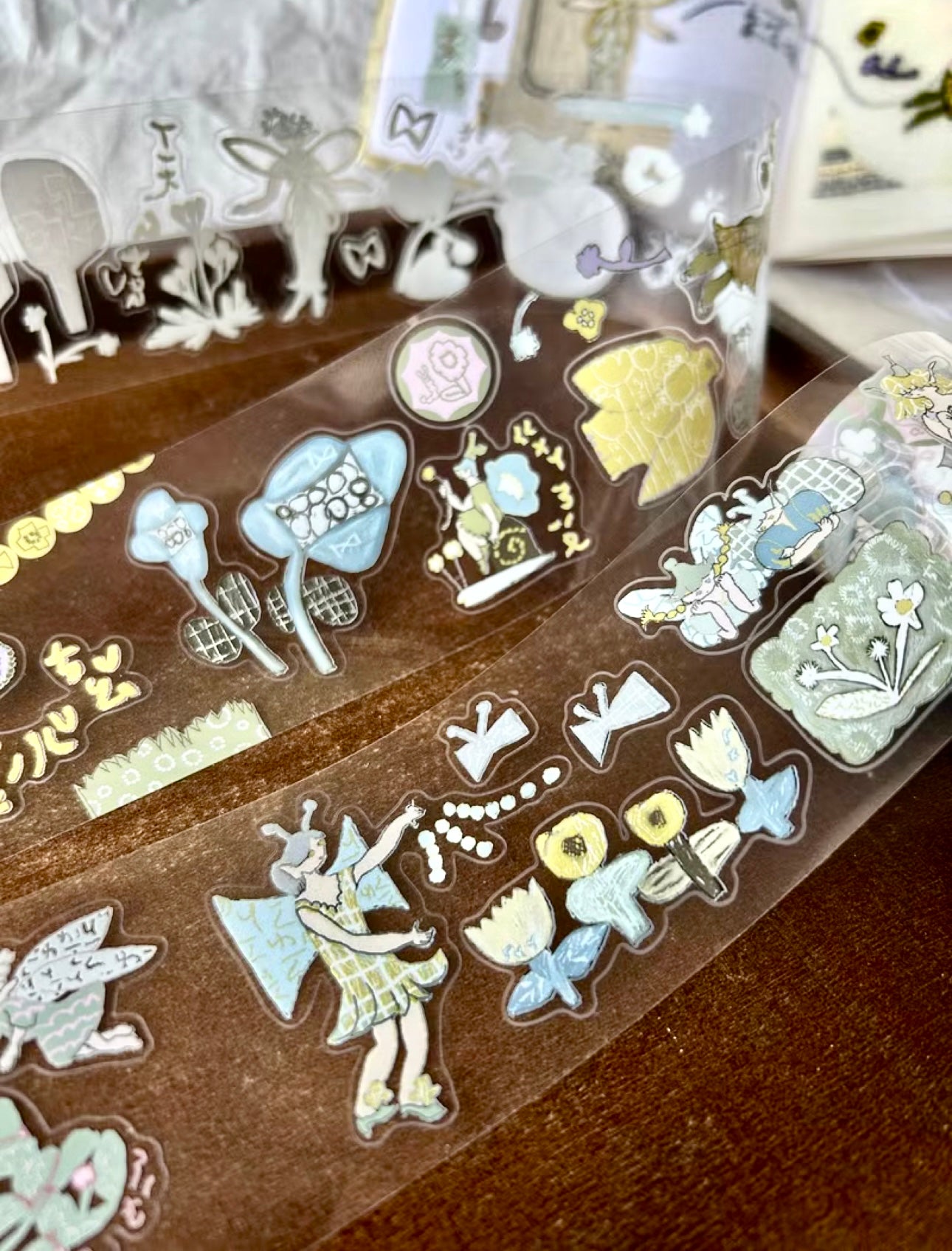 NEW! Misshoegg - Meadow Flower Fairy | Kiss-cut | 5cm PET Tape | Release Paper | 10M