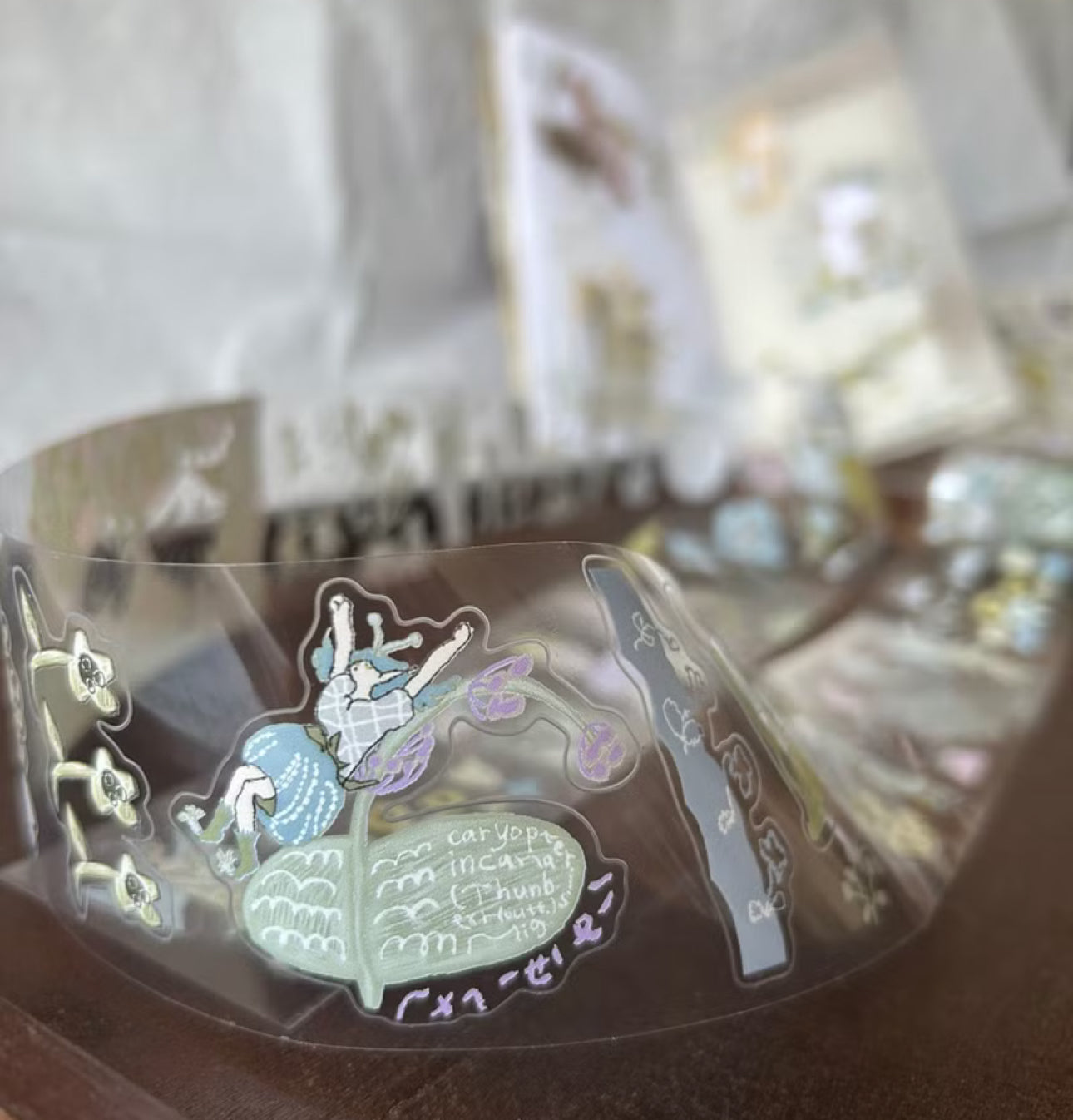 NEW! Misshoegg - Meadow Flower Fairy | Kiss-cut | 5cm PET Tape | Release Paper | 10M