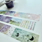 NEW! Jennyuanzi Studio - Along the Way | Silver Foil | 4.3cm Tracing paper Tape | Release Paper | 5M