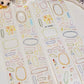 NEW! Wanle Studio - Rainbow Rings | Kiss-cut | 5cm Tape | Release Paper | 3M