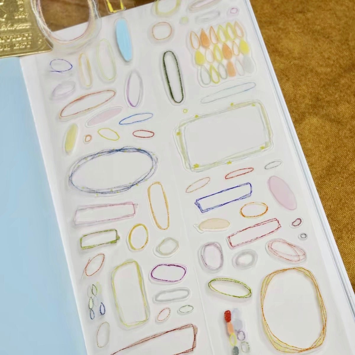 NEW! Wanle Studio - Rainbow Rings | Kiss-cut | 5cm Tape | Release Paper | 3M