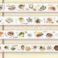 NEW! Jennyuanzi Studio - Delicious Food | Kiss-cut | 3cm Tape | Release Paper | 5M