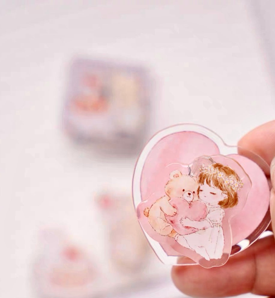NEW! Jennyuanzi Studio - Spring Letters | Resin Clips | Journaling Accessories