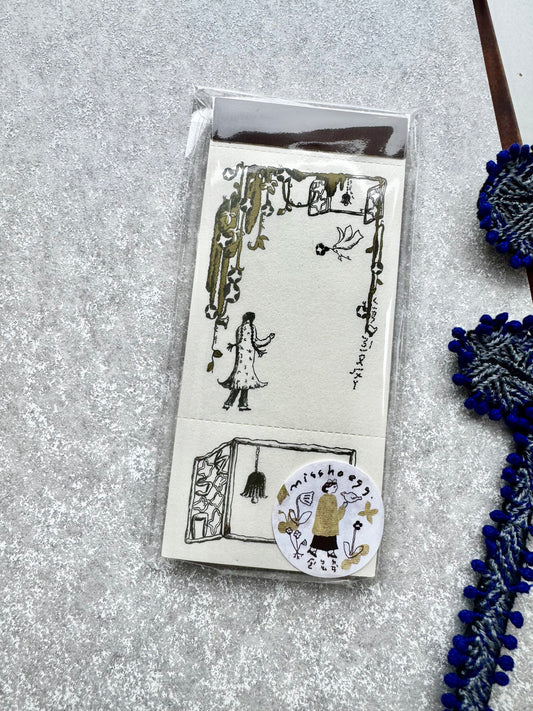 NEW! Misshoegg - Morning Glory Days | 50pcs Memo Pad | Ephemera Paper