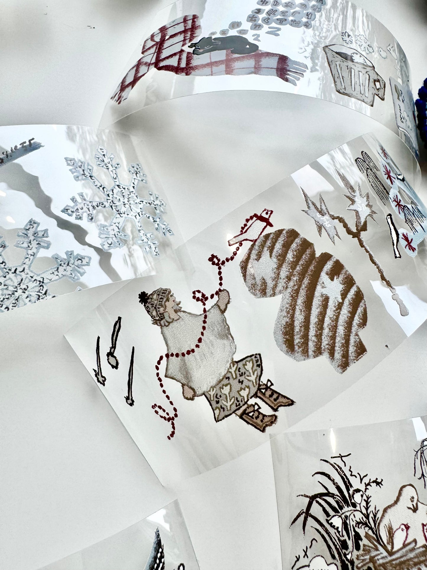 Misshoegg - Light Blue Days | 4cm PET Tape | Release Paper | 10M