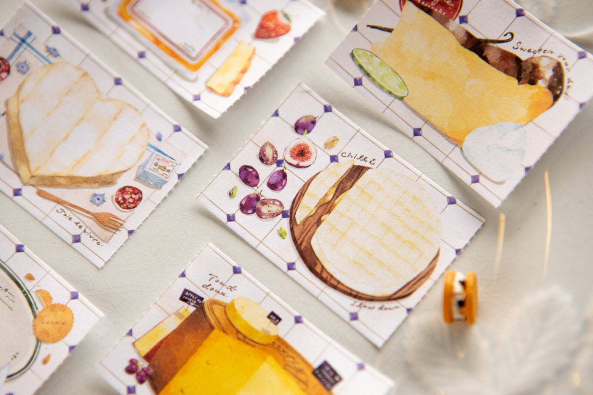 NEW! OURS - Cheese Lover | 5cm Memo Sticker Tape |  Release Paper