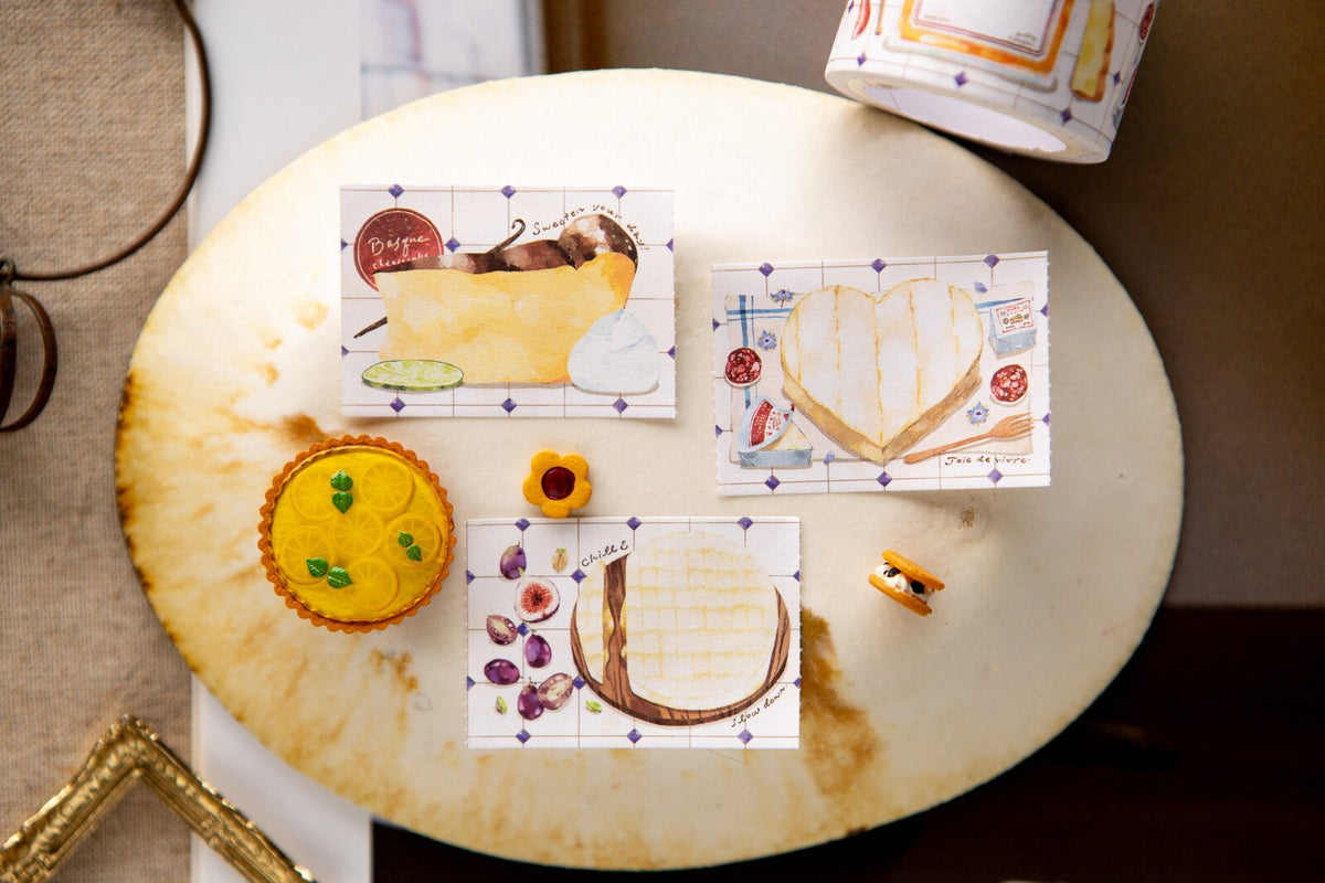 NEW! OURS - Cheese Lover | 5cm Memo Sticker Tape |  Release Paper