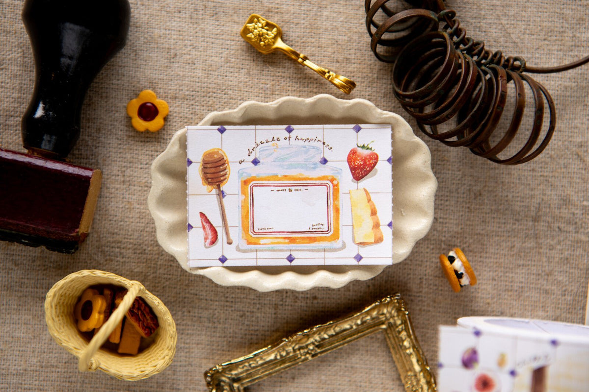 NEW! OURS - Cheese Lover | 5cm Memo Sticker Tape |  Release Paper