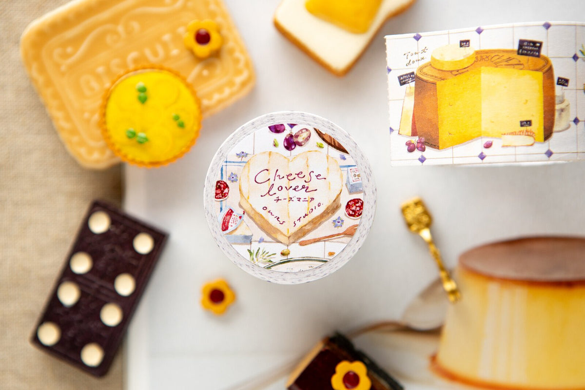NEW! OURS - Cheese Lover | 5cm Memo Sticker Tape |  Release Paper