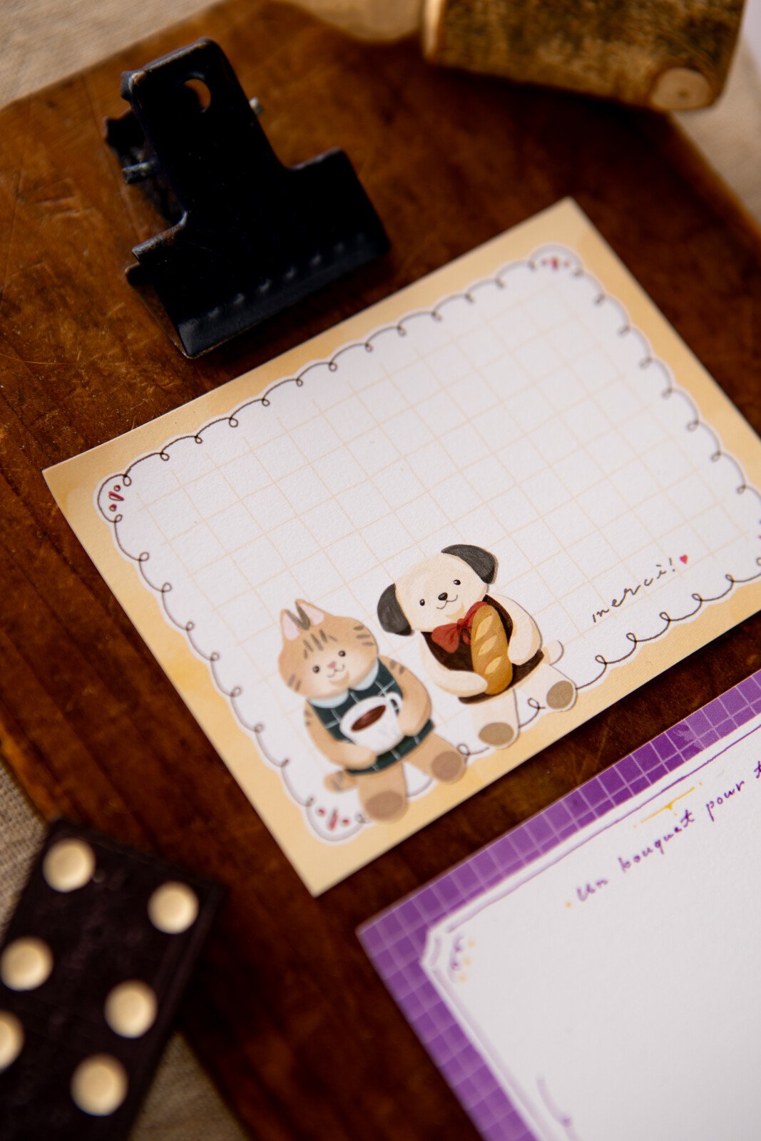 NEW! OURS - With You | 96 Sheets Note Pad | Ephemera Paper