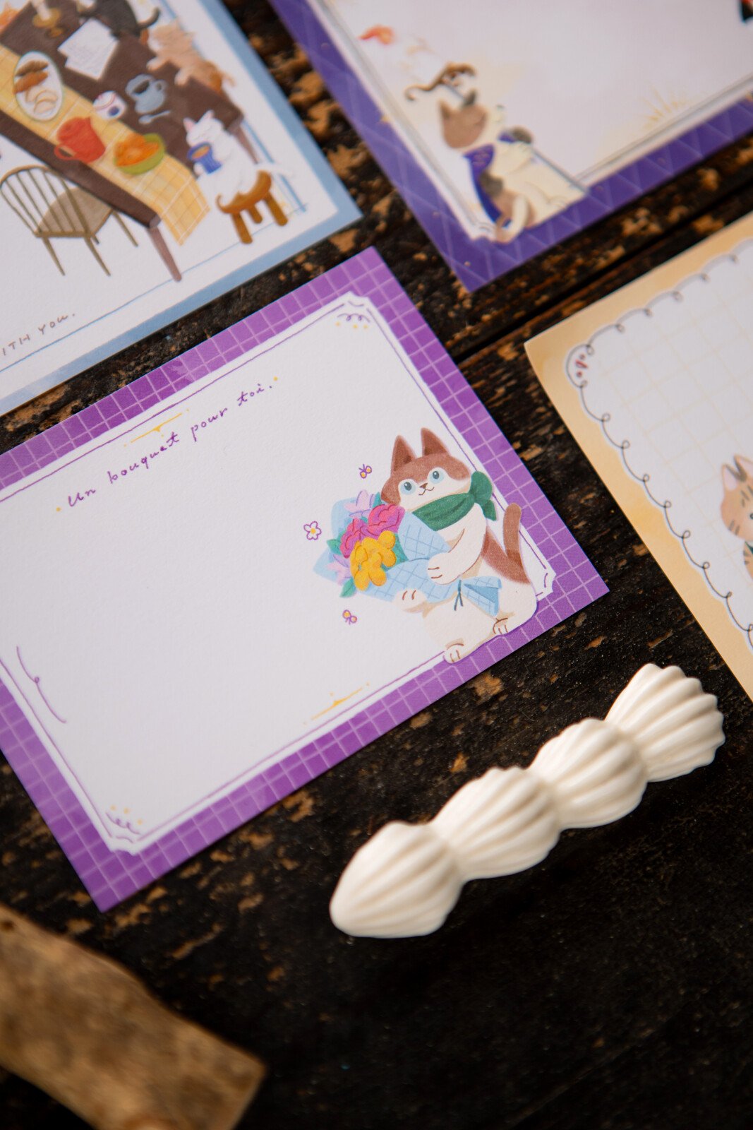 NEW! OURS - With You | 96 Sheets Note Pad | Ephemera Paper
