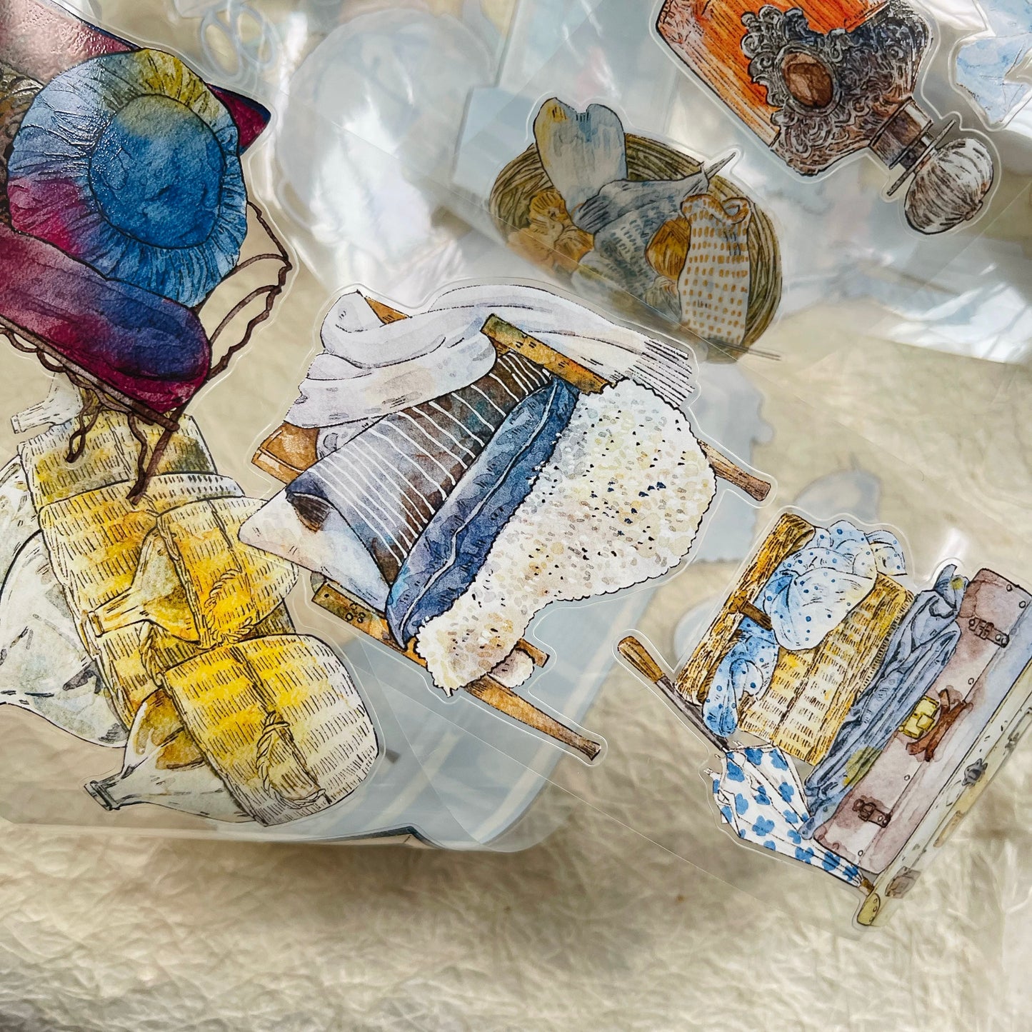 NEW! DingDing - No.45 Traces of Time | Kiss-cut | 6.5cm PET Tape |  Release Paper | 10M