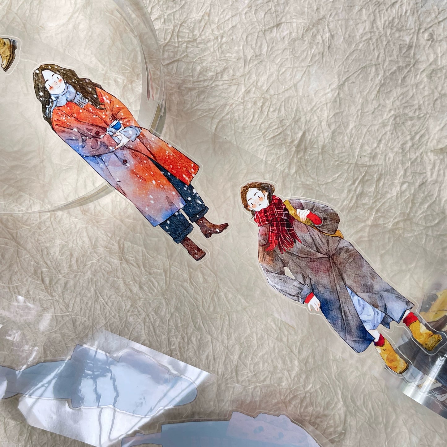 NEW! DingDing - No.43 Winter | Kiss-cut | 5cm Glossy PET Tape |  Release Paper | 10M