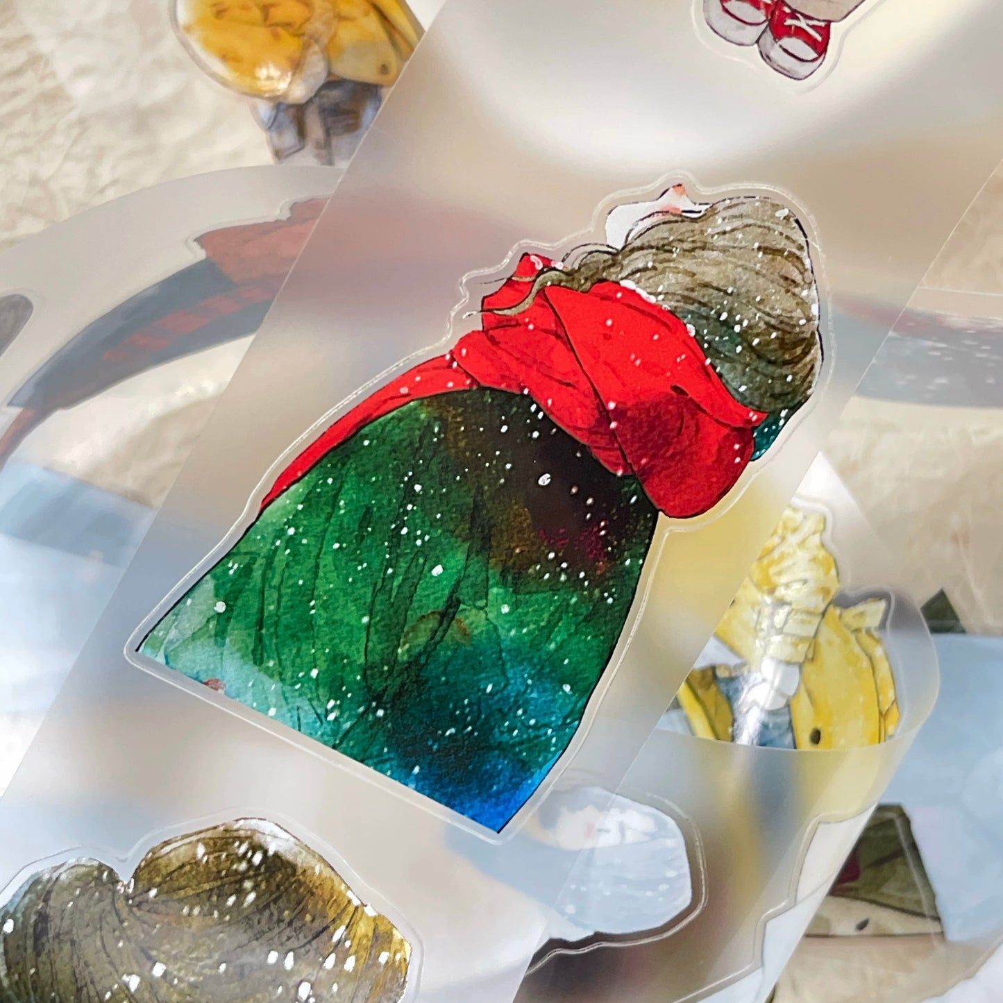 NEW! DingDing - No.43 Winter | Kiss-cut | 5cm Glossy PET Tape |  Release Paper | 10M