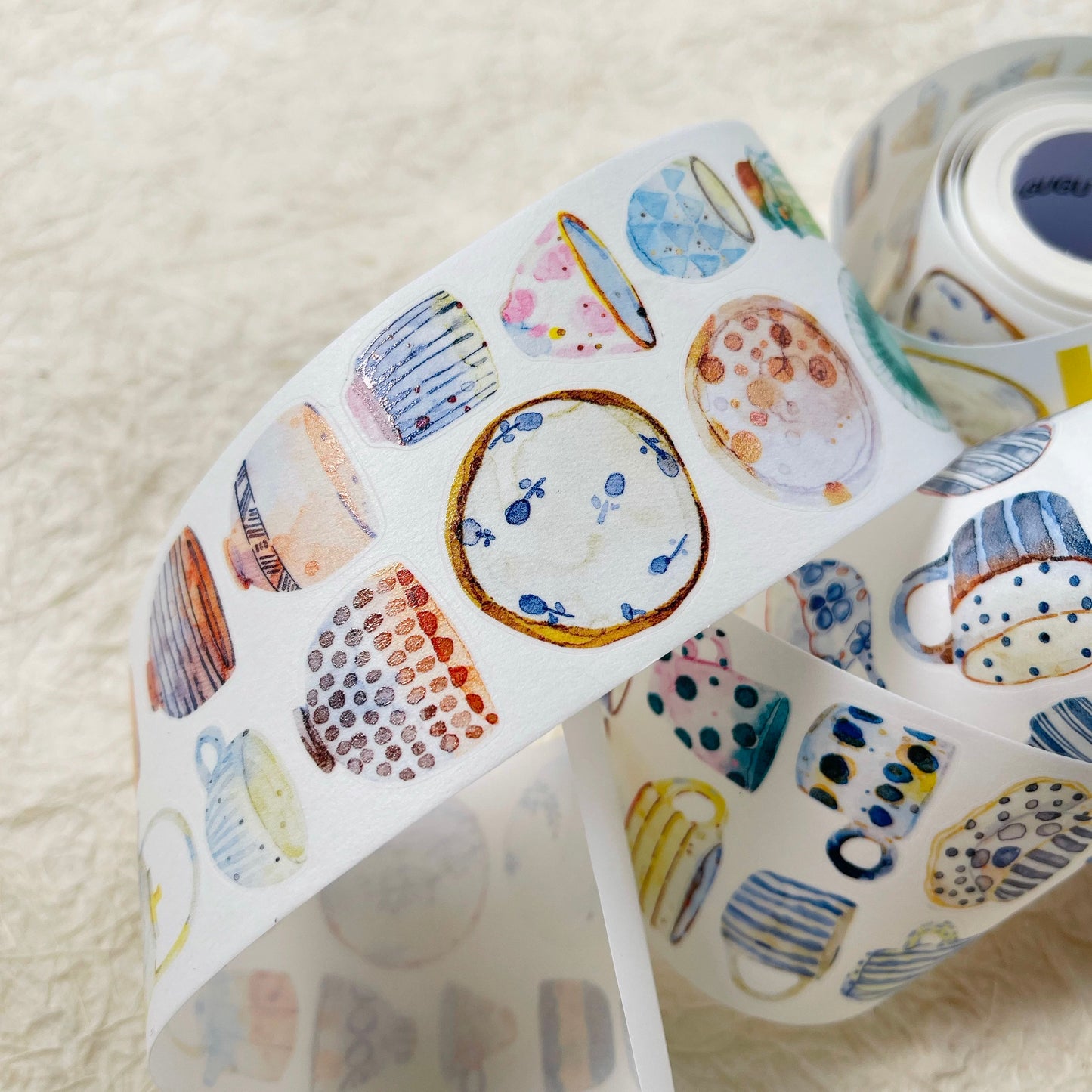 NEW! NuNu (DingDing) - No.1 Quiet Cup | Kiss-cut | 5cm Tape |  Release Paper | 5M