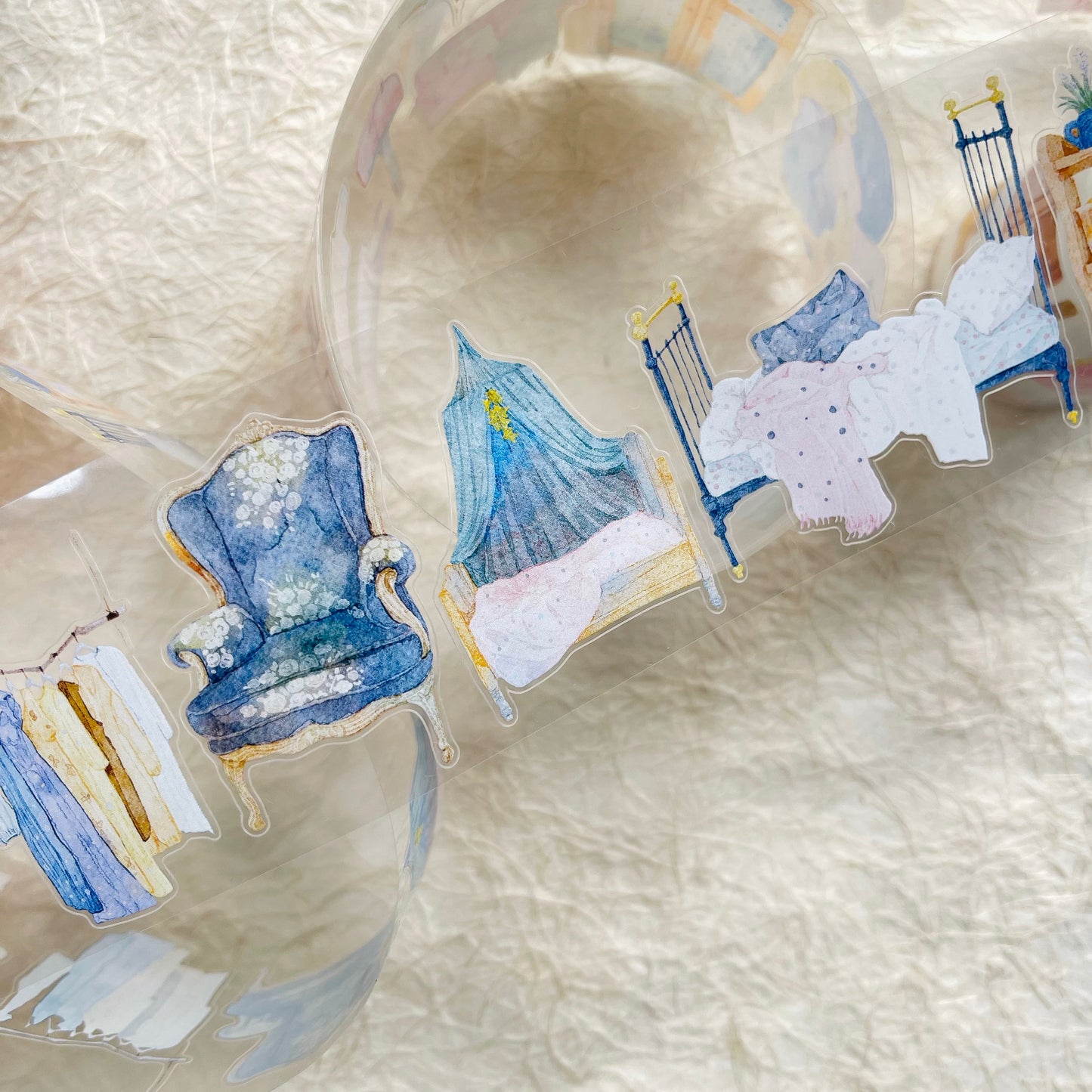 NEW! NuNu (DingDing) - No.3 Quiet Space | Kiss-cut | 5.5cm Tape |  Release Paper | 5M