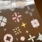 NEW! Freckles Tea Vol.4 - Flower Curtain | Kiss-cut | 6cm Tape |  Release Paper | 5M