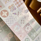 NEW! Freckles Tea Vol.4 - Floral Tile  | Kiss-cut | 6cm Tape |  Release Paper | 5M