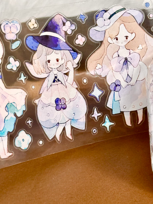 Freckles Tea Vol.4 - Flower Fairy | Kiss-cut | 6cm Tape |  Release Paper | 5M