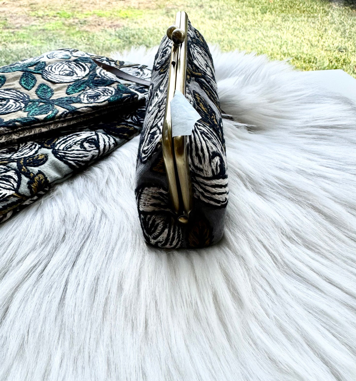 ESH Exclusive Collection - Kiss Lock Pouch | Handmade Products | mina perhonen Fabric | Journaling Accessories