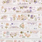 NEW! Freckles Tea Vol.4- WASHI PAPER Tape | Release Paper | 4 Rolls Set With Box