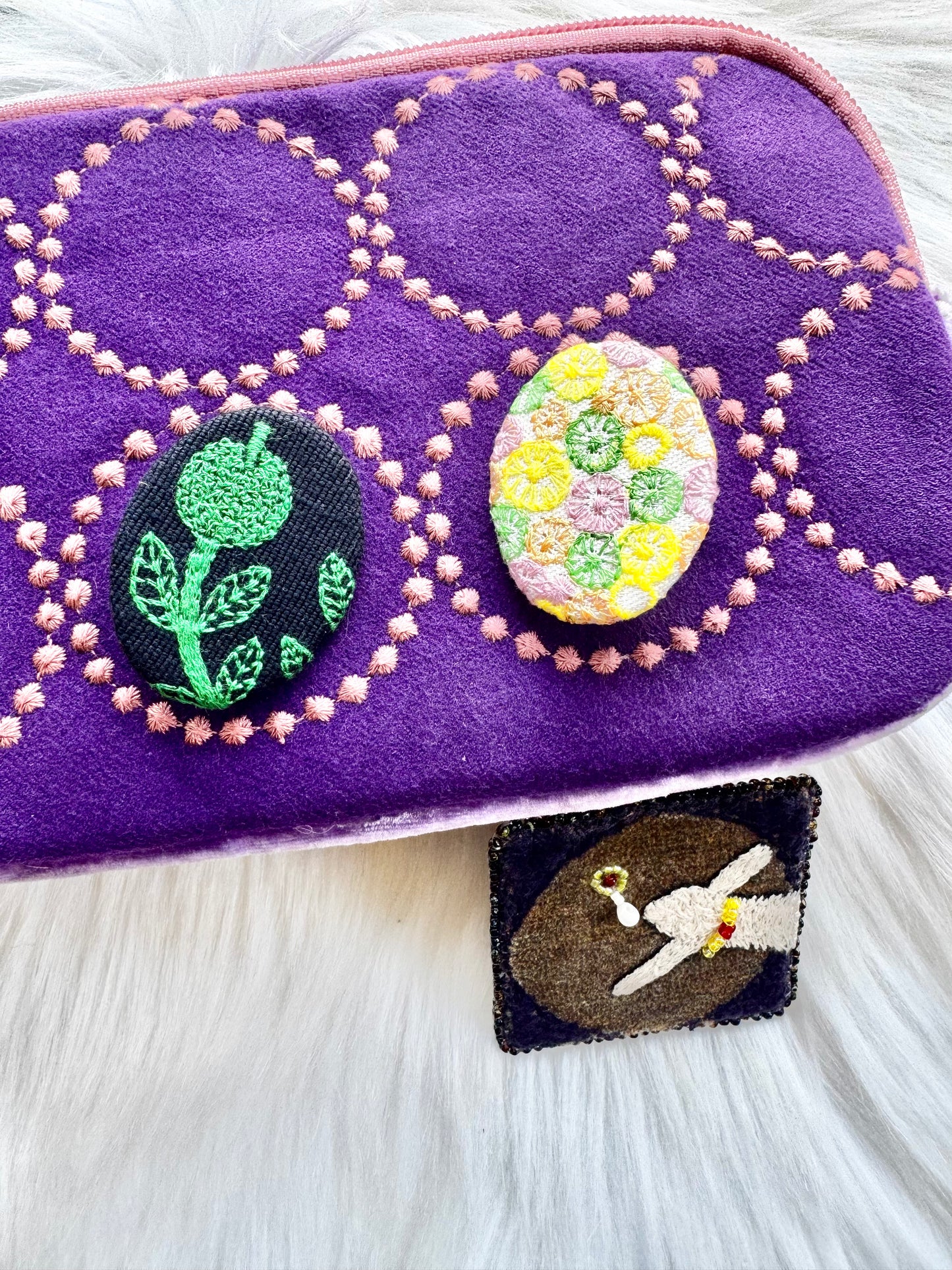 ESH Exclusive Collection - Brooch | Handmade Products | mina perhonen Fabric | Journaling Accessories