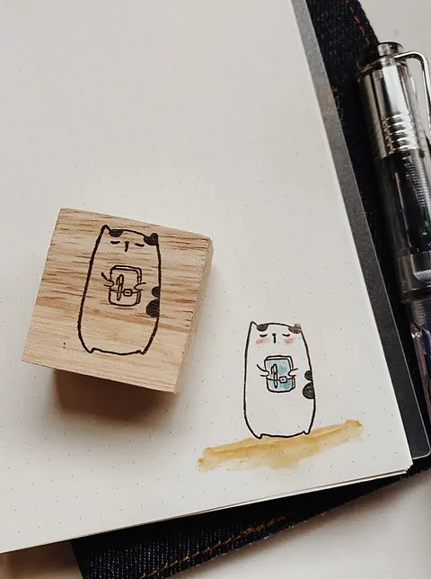 Catdoo - Neko Star Journaling | Rubber Stamp