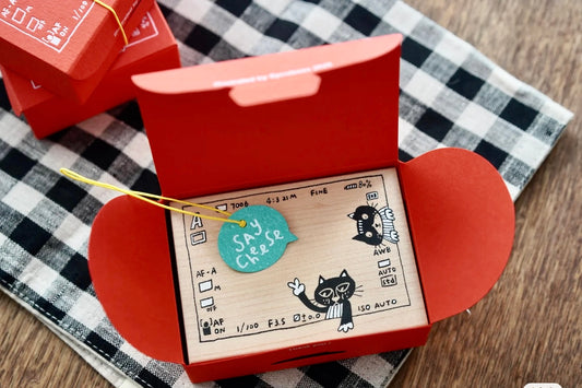 NEW! Sycolexxx - Ugly Cat 6.0 | Say Cheese | Rubber Stamp | With the Paper Box
