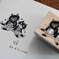 NEW! Sycolexxx - Ugly Cat 6.0 | Stationery Shop | 3pc Stamp Set | Rubber Stamps
