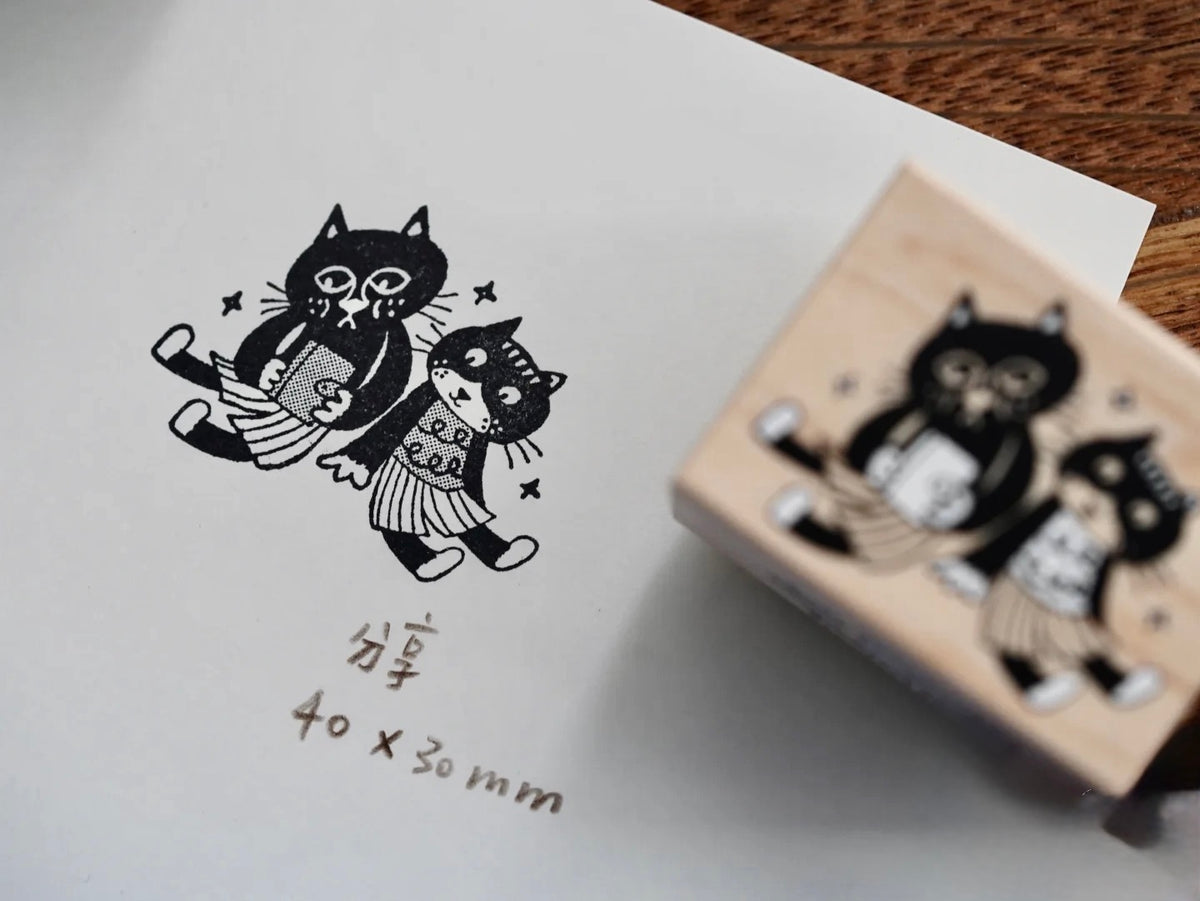NEW! Sycolexxx - Ugly Cat 6.0 | Stationery Shop | 3pc Stamp Set | Rubber Stamps