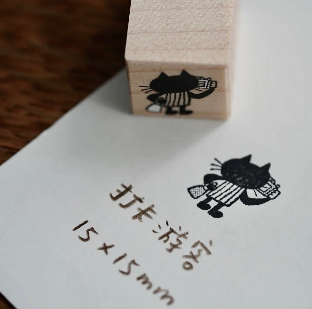 NEW! Sycolexxx - Ugly Cat 6.0 | Stationery Shop | 3pc Stamp Set | Rubber Stamps