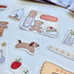 NEW! Lazy Home X Ranmyu - October Collection | Sticker Pack with a Pouch | Stickers