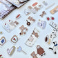 NEW! Lazy Home X Ranmyu - October Collection | Sticker Pack with a Pouch | Stickers