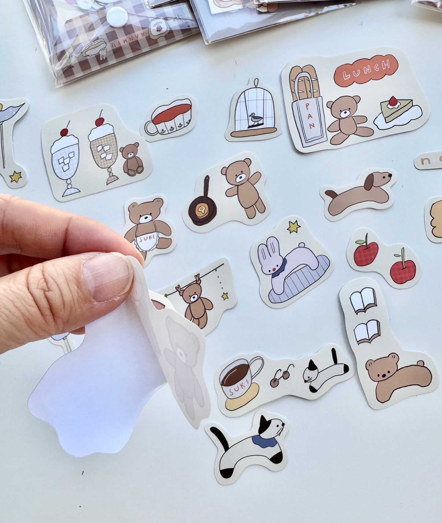 NEW! Lazy Home X Ranmyu - October Collection | Sticker Pack with a Pouch | Stickers