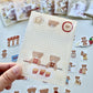 NEW! Lazy Home X Ranmyu - October Collection | Sticker Pack with a Pouch | Stickers