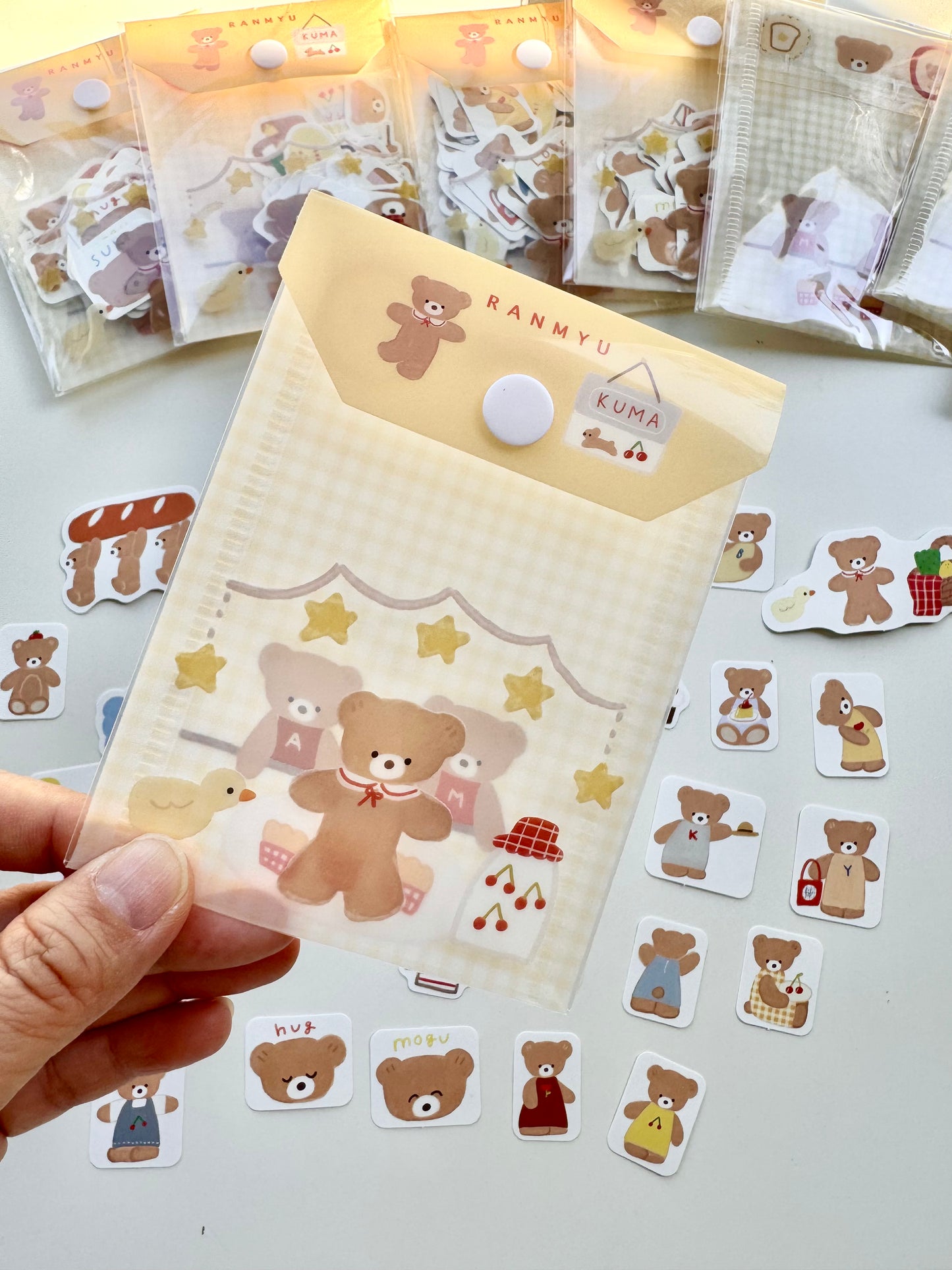 NEW! Lazy Home X Ranmyu - October Collection | Sticker Pack with a Pouch | Stickers