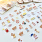 NEW! Lazy Home X Ranmyu - October Collection | Sticker Pack with a Pouch | Stickers