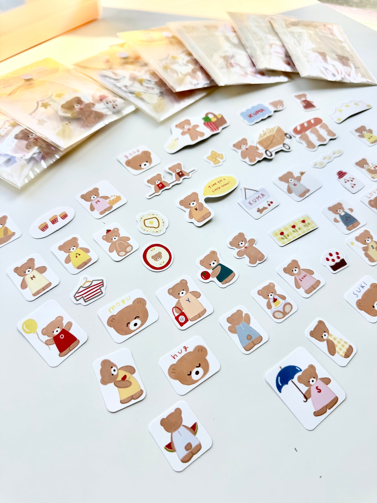 NEW! Lazy Home X Ranmyu - October Collection | Sticker Pack with a Pouch | Stickers