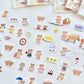 NEW! Lazy Home X Ranmyu - October Collection | Sticker Pack with a Pouch | Stickers
