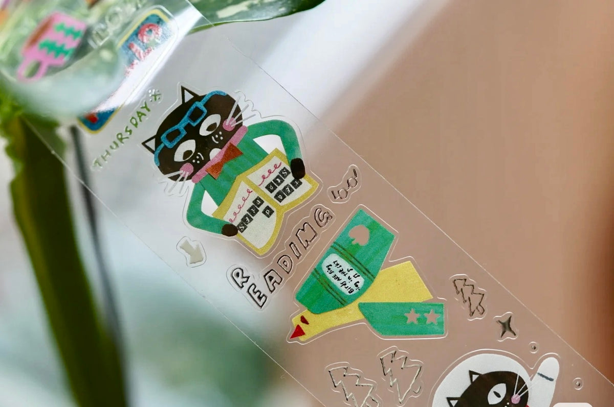 NEW! Sycolexxx - A Wonderful World | Kiss-cut | Silver Foil | 4cm PET Tape | Release Paper | 5M