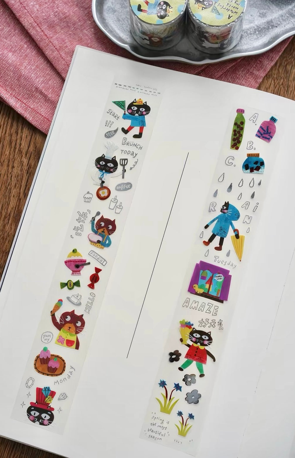 NEW! Sycolexxx - A Wonderful World | Kiss-cut | Silver Foil | 4cm PET Tape | Release Paper | 5M