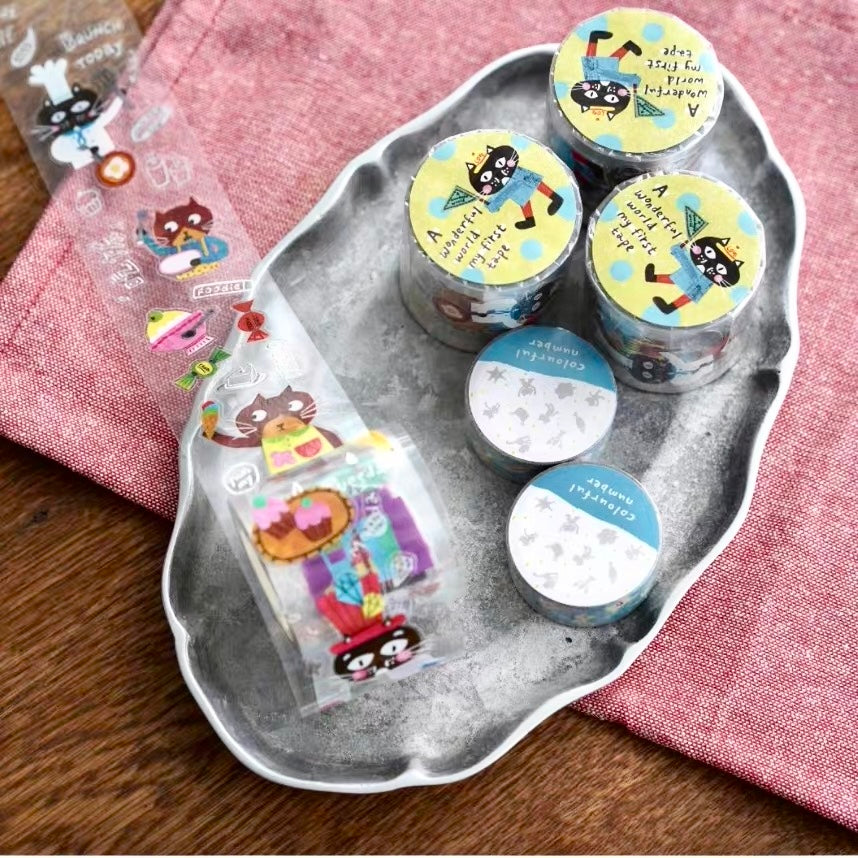 NEW! Sycolexxx - A Wonderful World | Kiss-cut | Silver Foil | 4cm PET Tape | Release Paper | 5M